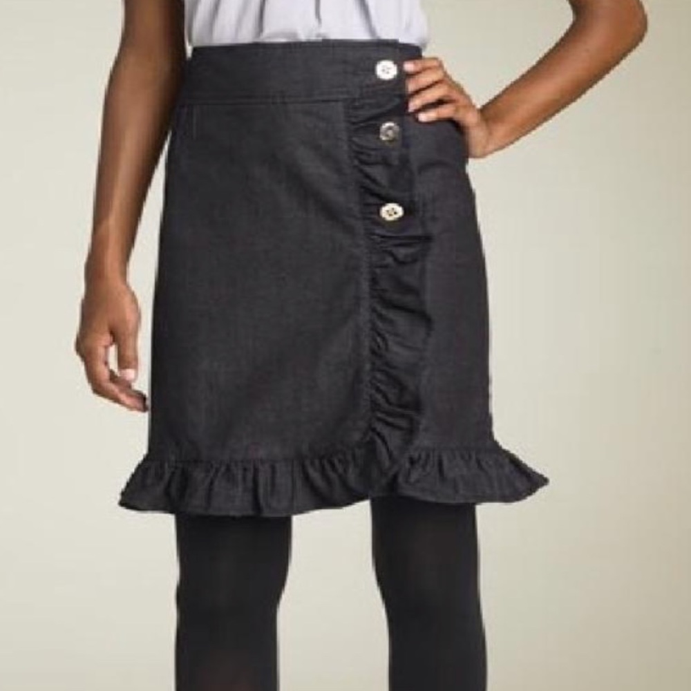 Leifsdottir French Indigo Denim Skirt